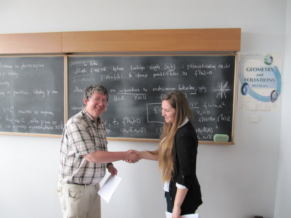 Защита студентки ЗФ КФУ в Польше! Защита студентки ЗФ КФУ в Польше!