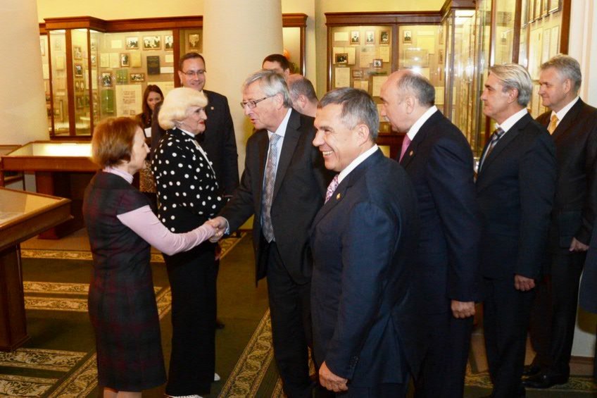 Премьер - министр Люксембурга Жан-Клод Юнкер посетил Казанский федеральный университет Премьер - министр Люксембурга Жан-Клод Юнкер посетил Казанский федеральный университет