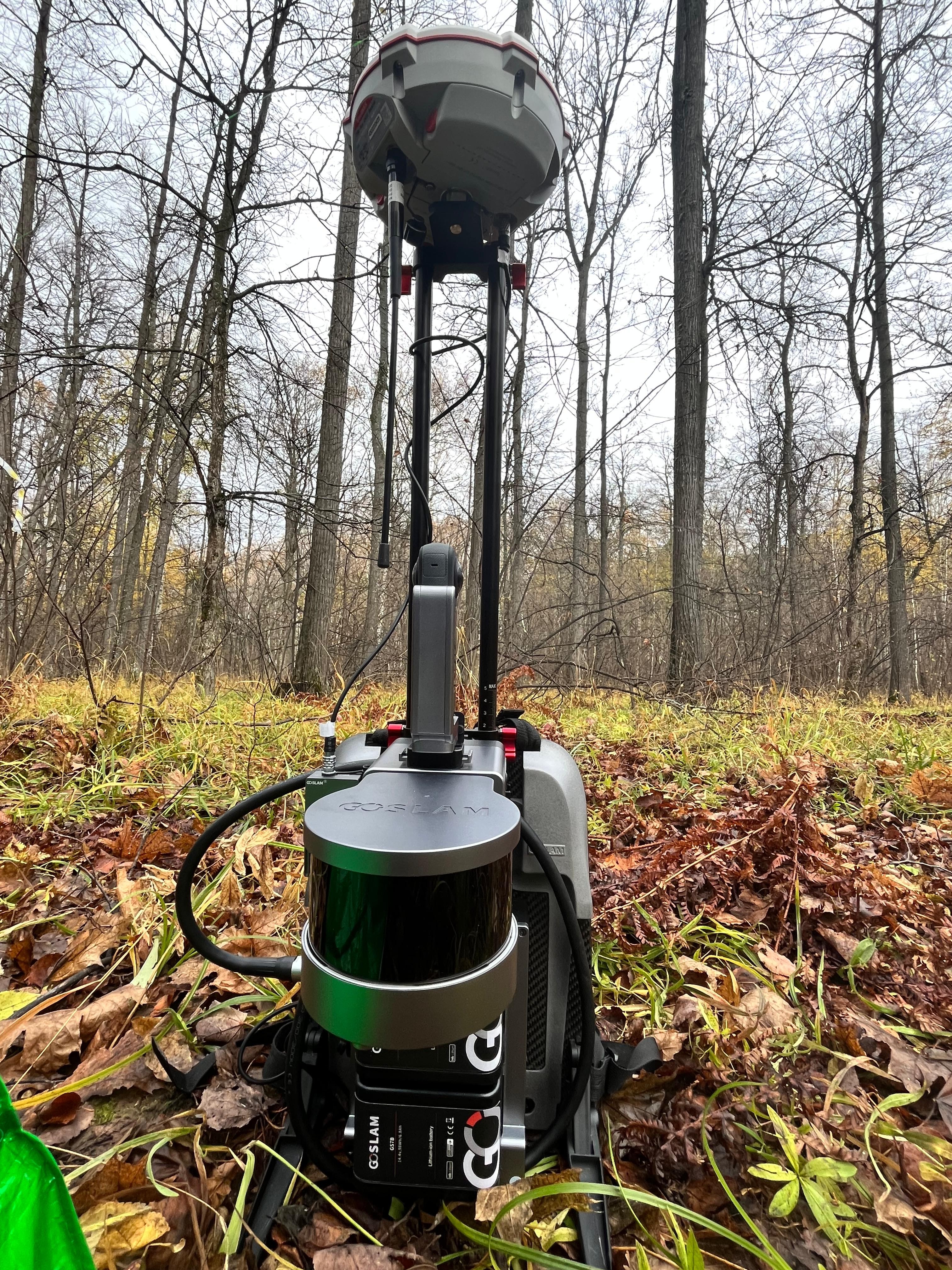 Полевые исследования методом мобильного лазерного сканирования ,Карбоновый полигон, Карбон Поволжье, широколиственные леса Полевые исследования методом мобильного лазерного сканирования ,Карбоновый полигон, Карбон Поволжье, широколиственные леса