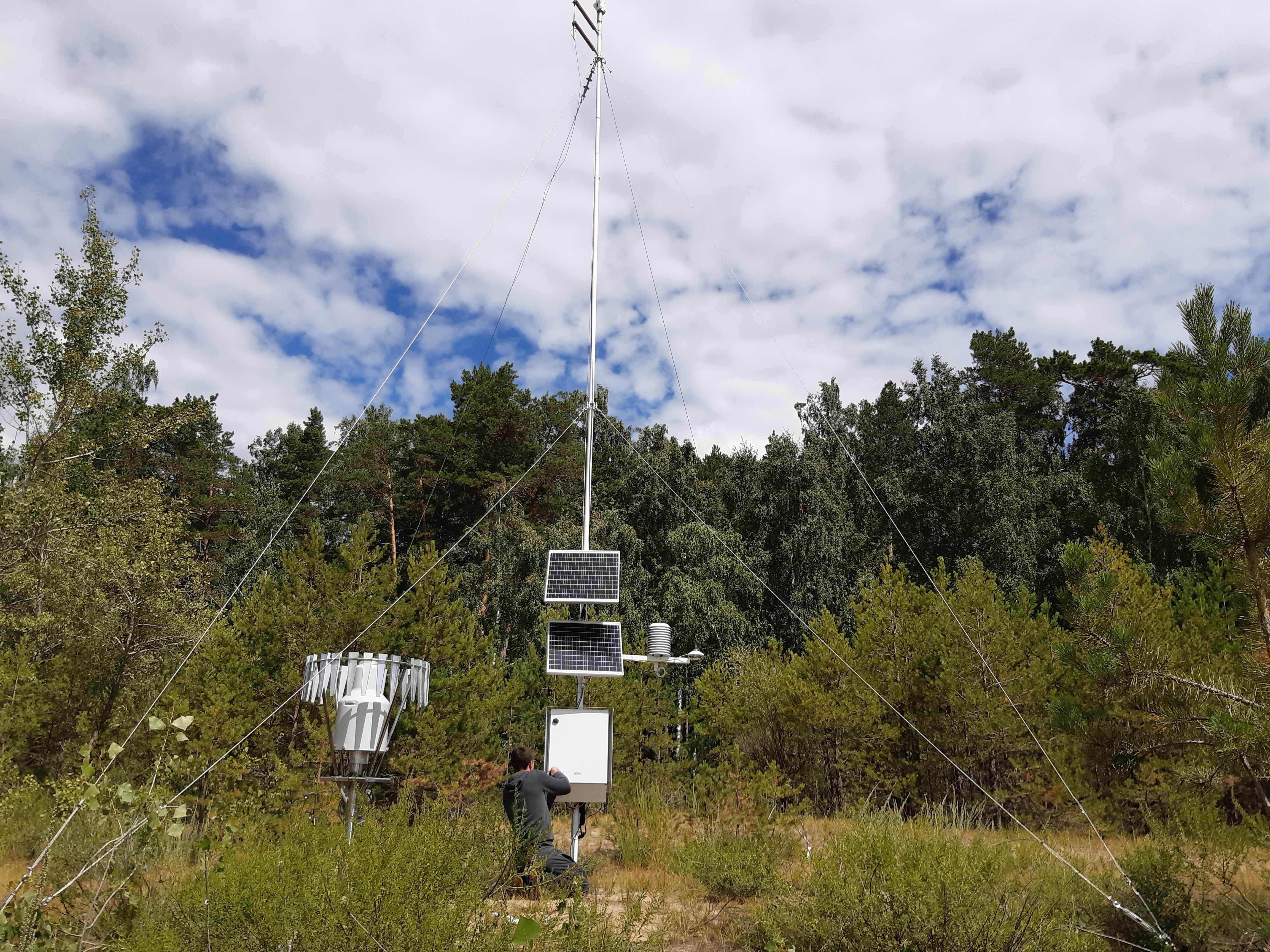 Установка метеостанции ,Карбон-Поволжье, карбоновый полигон, метеостанция Установка метеостанции ,Карбон-Поволжье, карбоновый полигон, метеостанция