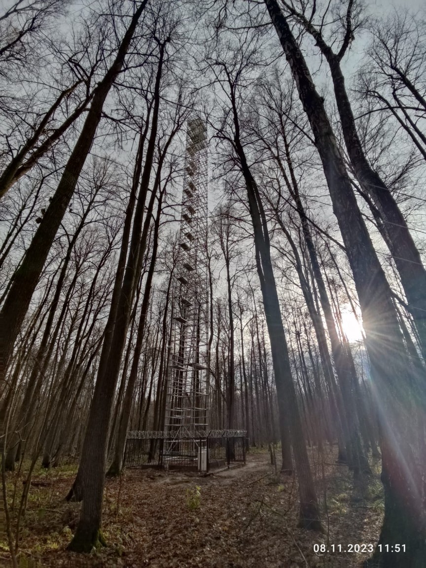 Мачта Layher 40 м для установки исследовательских приборов ,Карбоновый полигон, Карбон-Поволжье, оборудование Мачта Layher 40 м для установки исследовательских приборов ,Карбоновый полигон, Карбон-Поволжье, оборудование